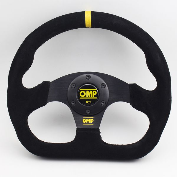 Suede Black 13inch Flat Game OMP Steering Wheel Racing Rally Drift Sport Steering Wheel With OMP Horn Button
Suede Black 13inch Flat Game OMP Steering Wheel Racing Rally Drift Sport Steering Wheel With OMP Horn Button