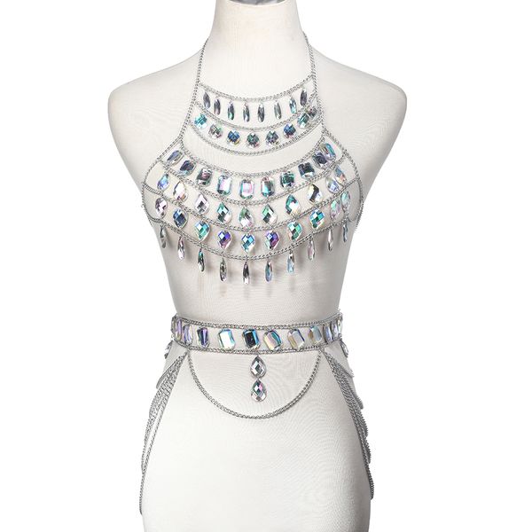 rhinestone body chain women water drop belly chain skirt waist chain belt luxury bodychain festival outfit beach summer jewelry, Silver
rhinestone body chain women water drop belly chain skirt waist chain belt luxury bodychain festival outfit beach summer jewelry, Silver