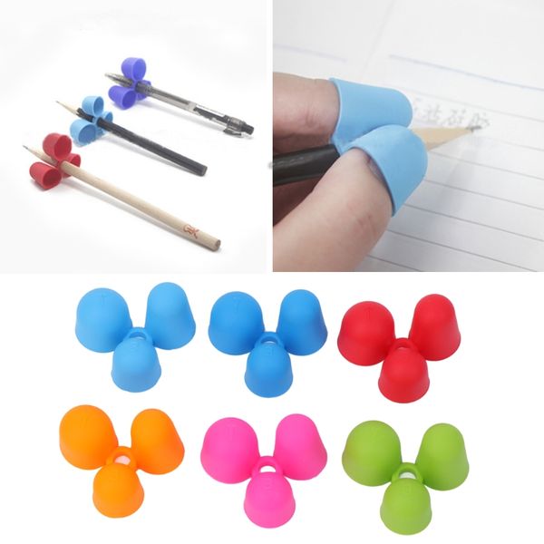 6pcs/set kids children silicone pencil grip writing claw students school utensils set new brand new, Black;red
6pcs/set kids children silicone pencil grip writing claw students school utensils set new brand new, Black;red