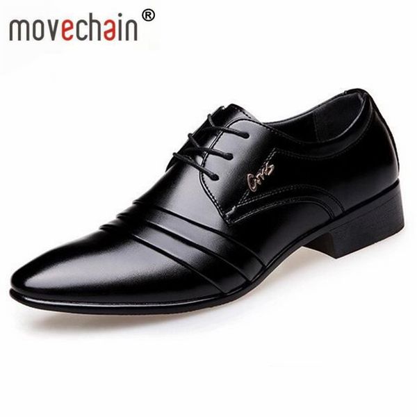 new fashion pointed toe men's leather business shoes man wedding party flats mens lace-up dress office oxfords, Black
new fashion pointed toe men's leather business shoes man wedding party flats mens lace-up dress office oxfords, Black