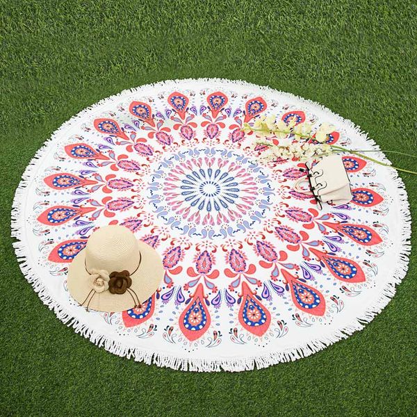 new design round beach towel 150cm geometric donuts printed microfiber shower towels circle bohemia bath towels shawl mat thick
new design round beach towel 150cm geometric donuts printed microfiber shower towels circle bohemia bath towels shawl mat thick