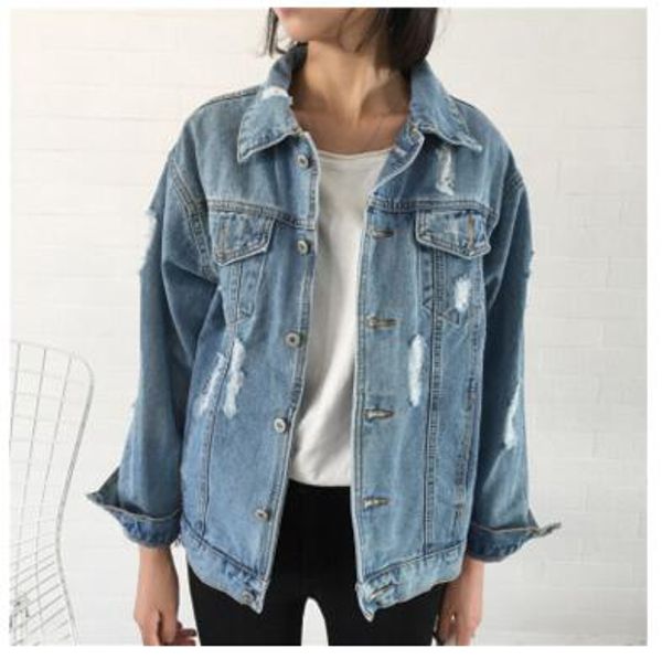 womens coat wash new spring all-match awesome version of loose and casual denim jacket women wash water cowboy coat, Black;brown
womens coat wash new spring all-match awesome version of loose and casual denim jacket women wash water cowboy coat, Black;brown