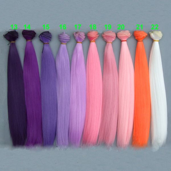 30cm long strraight doll hair pink white brown purple color orange white color straight bjd doll hair treeses diy wigs
30cm long strraight doll hair pink white brown purple color orange white color straight bjd doll hair treeses diy wigs