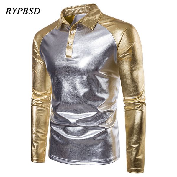 spring autumn fashion metallic shiny party nightclub stage dance turndown collar long sleeve patchwork gold silver shirts men, White;black
spring autumn fashion metallic shiny party nightclub stage dance turndown collar long sleeve patchwork gold silver shirts men, White;black