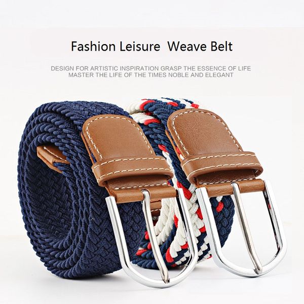 fashion trendy women canvas belts leisure men elastic weave waistband jeans pant knitted girdle cintura luxury designer youth student, Black;brown
fashion trendy women canvas belts leisure men elastic weave waistband jeans pant knitted girdle cintura luxury designer youth student, Black;brown