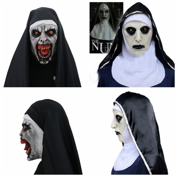 the nun cosplay mask costume latex prop helmet halloween scary horror conjuring scary toys party costume props
the nun cosplay mask costume latex prop helmet halloween scary horror conjuring scary toys party costume props