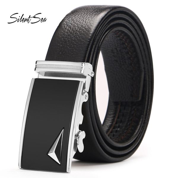 silentsea men genuine leather belts automatic buckle belts fashion waist strap cowhide men belt casual waistband male, Black;brown
silentsea men genuine leather belts automatic buckle belts fashion waist strap cowhide men belt casual waistband male, Black;brown