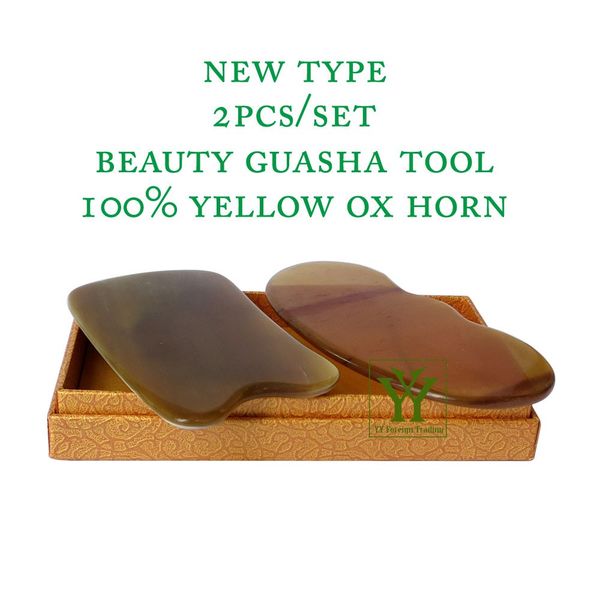 new arrival 100% yellow ox horn thicken high polishing beauty guasha tool 1pcs reniform and 1pcs square plate
new arrival 100% yellow ox horn thicken high polishing beauty guasha tool 1pcs reniform and 1pcs square plate