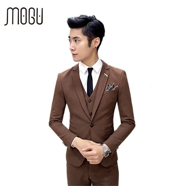 mogu three piece men suit 2017 spring new business men costume fashion pure color men's clothing slim fit asian size men's suit, White;black
mogu three piece men suit 2017 spring new business men costume fashion pure color men's clothing slim fit asian size men's suit, White;black