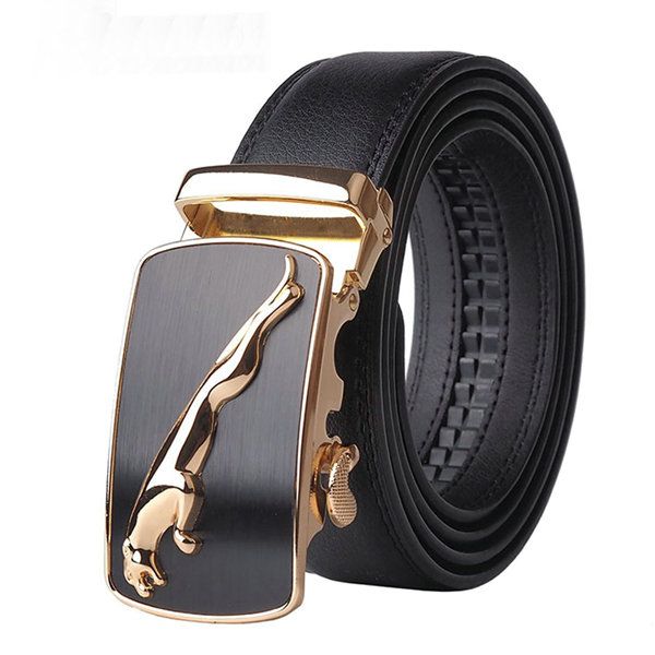2018 new designer automatic buckle leather men belt crocodile grain jaguar alloy buckle luxury belts for men beltt, Black;brown
2018 new designer automatic buckle leather men belt crocodile grain jaguar alloy buckle luxury belts for men beltt, Black;brown