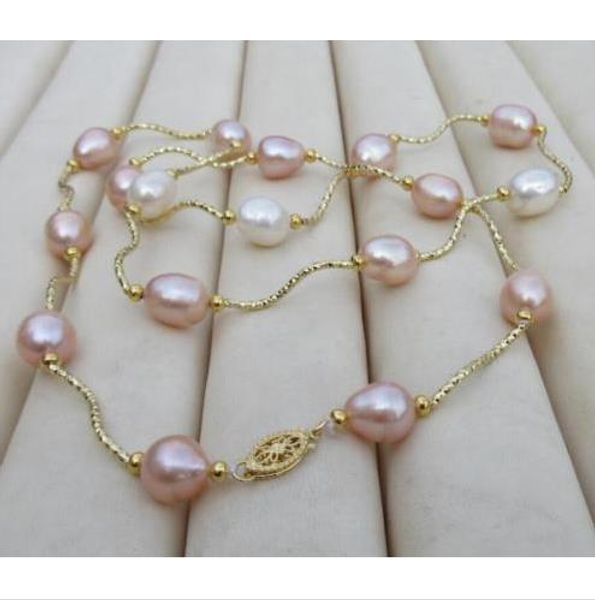 9-11 mm real natural south sea multicolor pearl necklace 25inch 14k yellow, Silver
9-11 mm real natural south sea multicolor pearl necklace 25inch 14k yellow, Silver
