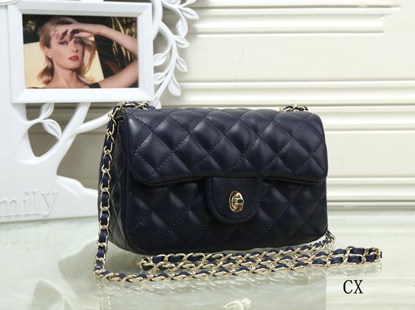 

Pink sugao luxury chain bag quilt pu leather shoulder bag designer bag luxury handbag fashion famous brand crossbody bags women