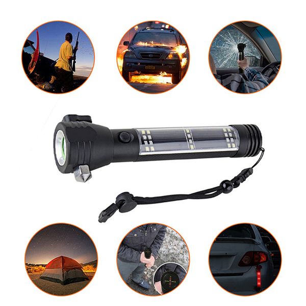 5000lm xm-l t6 multifunction emergency torch lights led solar flashlight with safety hammer compass magnet power bank sos
5000lm xm-l t6 multifunction emergency torch lights led solar flashlight with safety hammer compass magnet power bank sos