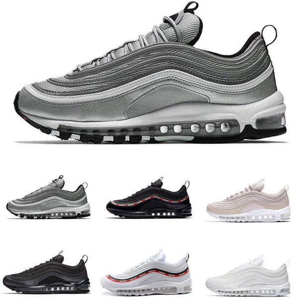 News 97 running shoes OG TTriple white balck green Silver Bullet Metallic Gold japan grey Mens women sport shoe Sneakers 36-45
News 97 running shoes OG TTriple white balck green Silver Bullet Metallic Gold japan grey Mens women sport shoe Sneakers 36-45