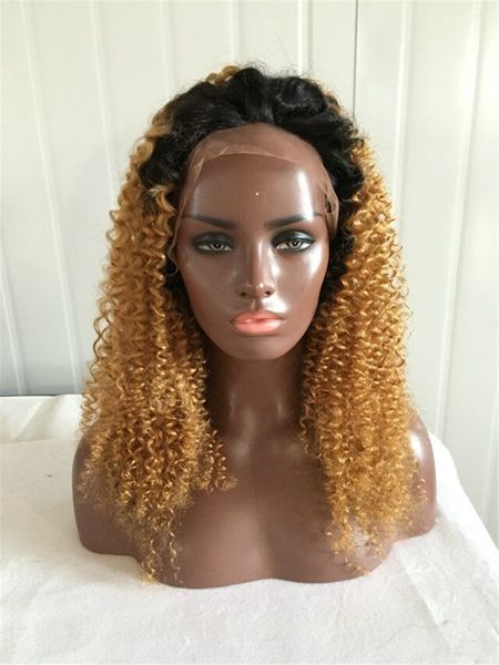 ombre honey blonde brazilian full lace human hair wigs for black women blonde kinky curly glueless lace front wig with baby hair, Black;brown
ombre honey blonde brazilian full lace human hair wigs for black women blonde kinky curly glueless lace front wig with baby hair, Black;brown