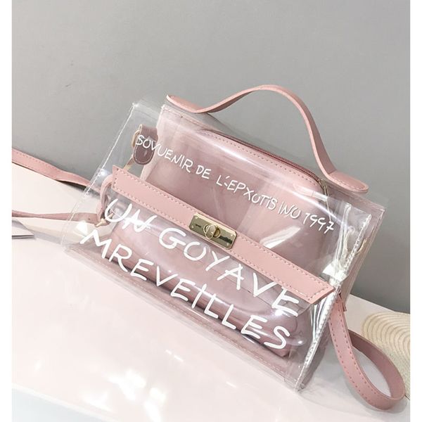 2018 Новый женский моды прозрачный Tote Messenger Крест тела плеча Сумка Лазерная сумка Pu
2018 Новый женский моды прозрачный Tote Messenger Крест тела плеча Сумка Лазерная сумка Pu