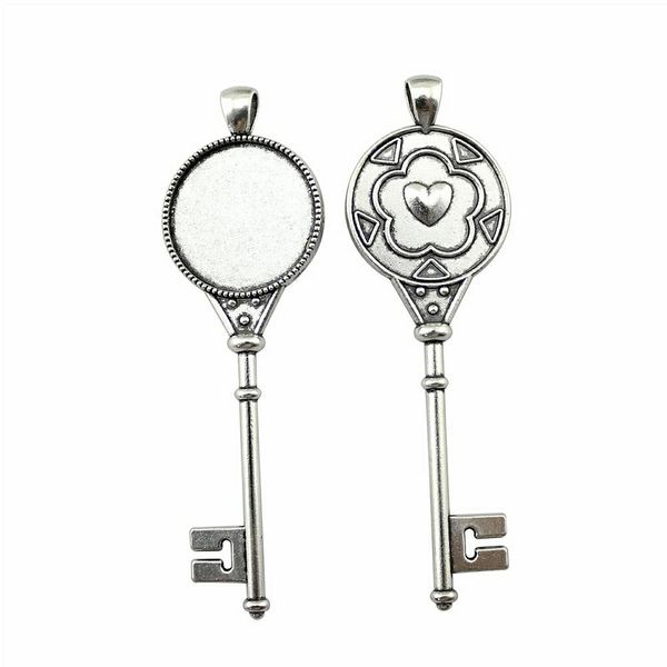 6 pieces cabochon cameo base tray bezel blank jewelry findings components heart key side-on inner size 25mm round cameos and cabochons, Slivery;crystal
6 pieces cabochon cameo base tray bezel blank jewelry findings components heart key side-on inner size 25mm round cameos and cabochons, Slivery;crystal