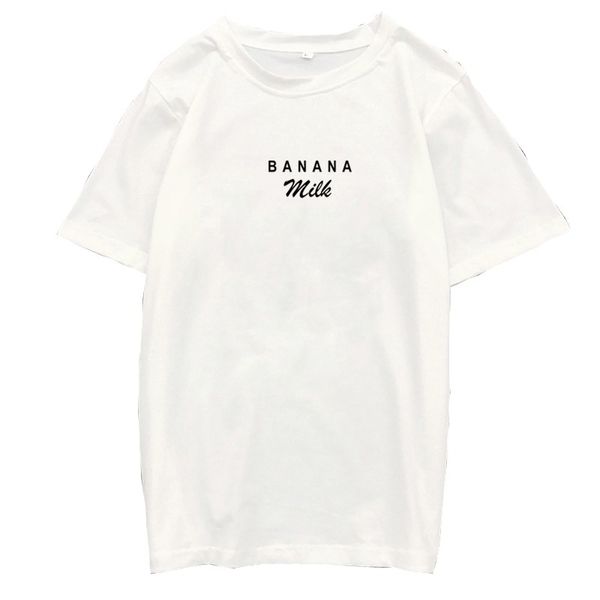 summer new short sleeve women tshirts casual cotton banana milk letter print t shirt loose harajuku funny candy colors tees, White
summer new short sleeve women tshirts casual cotton banana milk letter print t shirt loose harajuku funny candy colors tees, White