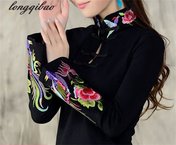 chinese wind ladies 2017 spring large size embroidery national wind embroidery t - shirt female long - sleeved shirt tb02, White
chinese wind ladies 2017 spring large size embroidery national wind embroidery t - shirt female long - sleeved shirt tb02, White