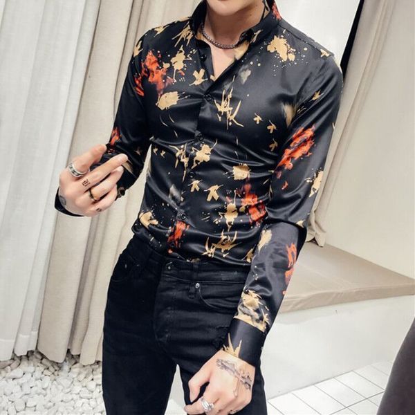 swallow print shirt club outfit black gold fancy shirts chemise homme manche longue dj singer shirt camisa floral masculina, White;black
swallow print shirt club outfit black gold fancy shirts chemise homme manche longue dj singer shirt camisa floral masculina, White;black
