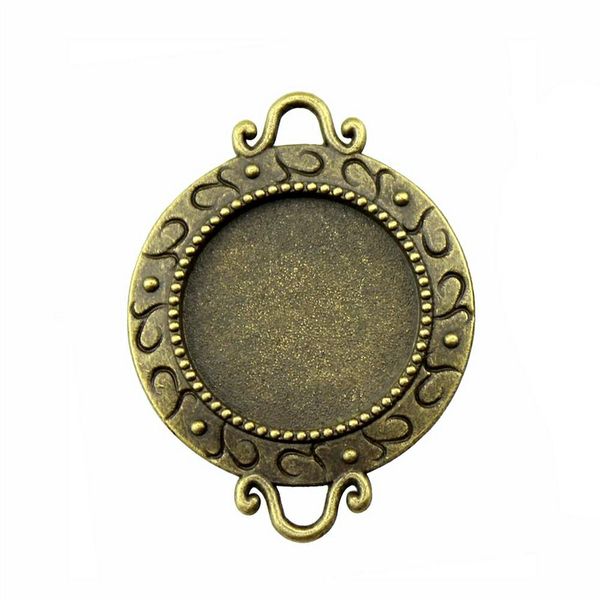 15 pieces cabochon cameo base tray bezel blank jewelry materials popular connector inner size 18mm round necklace pendant setting, Slivery;crystal
15 pieces cabochon cameo base tray bezel blank jewelry materials popular connector inner size 18mm round necklace pendant setting, Slivery;crystal