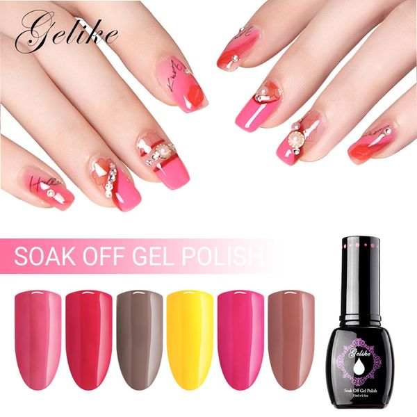 gelike one step nail polish gel 3 in 1 uv led soak off long lasting gel polish nail art varnish 15ml, Red;pink
gelike one step nail polish gel 3 in 1 uv led soak off long lasting gel polish nail art varnish 15ml, Red;pink