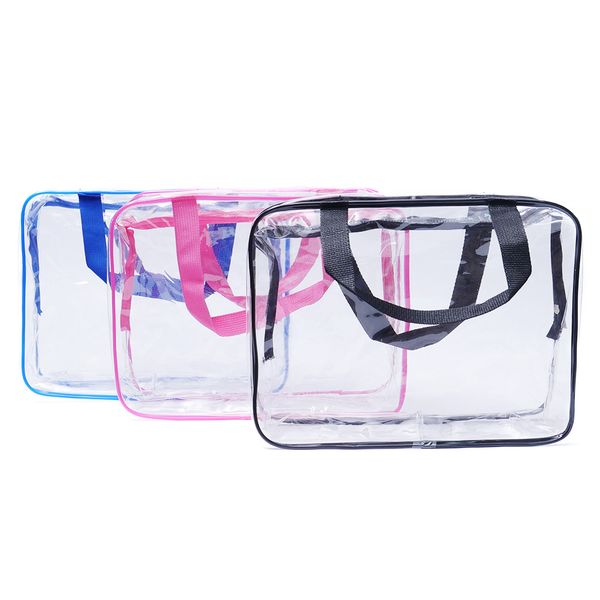 3pcs/set travel clear pvc cosmetic bags women men transparent zipper makeup bags organizer beauty make up bath wash handbag case
3pcs/set travel clear pvc cosmetic bags women men transparent zipper makeup bags organizer beauty make up bath wash handbag case