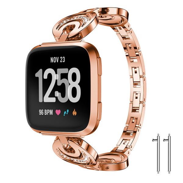 fashion women bracelet watch strap for versa smart watch band crystal diamond metal buckle stainless steel wrist bands, Black;brown
fashion women bracelet watch strap for versa smart watch band crystal diamond metal buckle stainless steel wrist bands, Black;brown