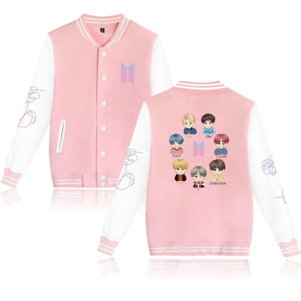 kpop style fashion bts long sleeve baseball jackets men/women winter sweatshirt collage casual outwear coat plus size
kpop style fashion bts long sleeve baseball jackets men/women winter sweatshirt collage casual outwear coat plus size