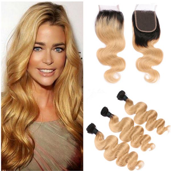 #1b/27 honey blonde ombre virgin peruvian human hair bundles deals with lace closure 4x4 body wave strawberry blonde ombre human hair weaves, Black;brown
#1b/27 honey blonde ombre virgin peruvian human hair bundles deals with lace closure 4x4 body wave strawberry blonde ombre human hair weaves, Black;brown