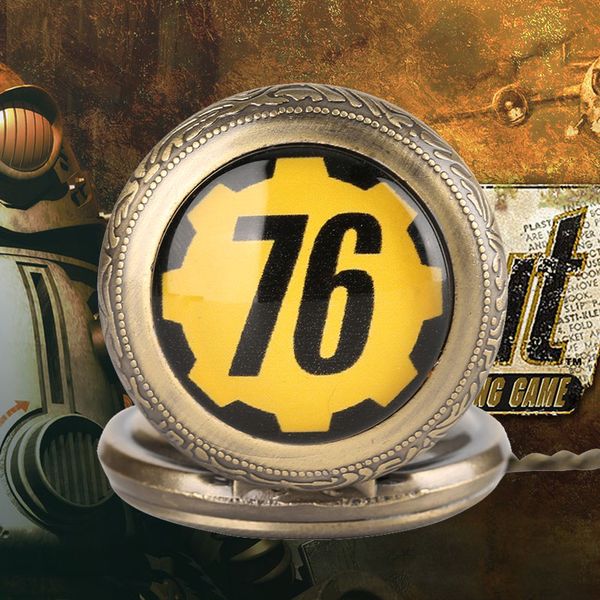 fallout quartz pendant retro clock men women fallout 4 steampunk cool necklace pocket watch 76 gifts with gift bag, Slivery;golden
fallout quartz pendant retro clock men women fallout 4 steampunk cool necklace pocket watch 76 gifts with gift bag, Slivery;golden