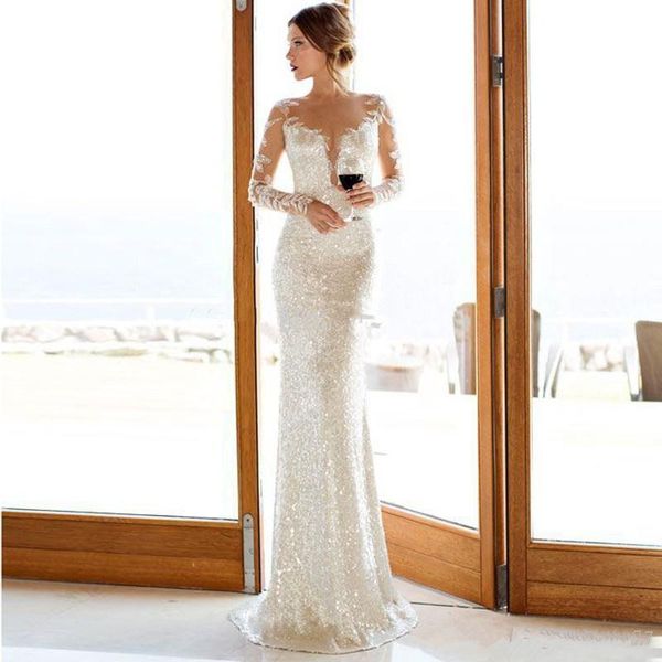 2020 party gowns elegant long sleeves sequined mermaid long evening dresses prom dresses 2020 new sparkly evening dress, Black;red
2020 party gowns elegant long sleeves sequined mermaid long evening dresses prom dresses 2020 new sparkly evening dress, Black;red