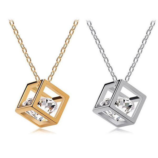 gofuly new charm brand women chain pendants berloque crystal rhinestone square pendant alloy necklace jewelry, Silver
gofuly new charm brand women chain pendants berloque crystal rhinestone square pendant alloy necklace jewelry, Silver