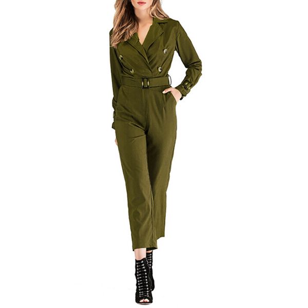 jaycosin women fashion long sleeve polyester v-neck button solid army green pencil pants sashes regular jumpsuit overall z1030, Black;white
jaycosin women fashion long sleeve polyester v-neck button solid army green pencil pants sashes regular jumpsuit overall z1030, Black;white