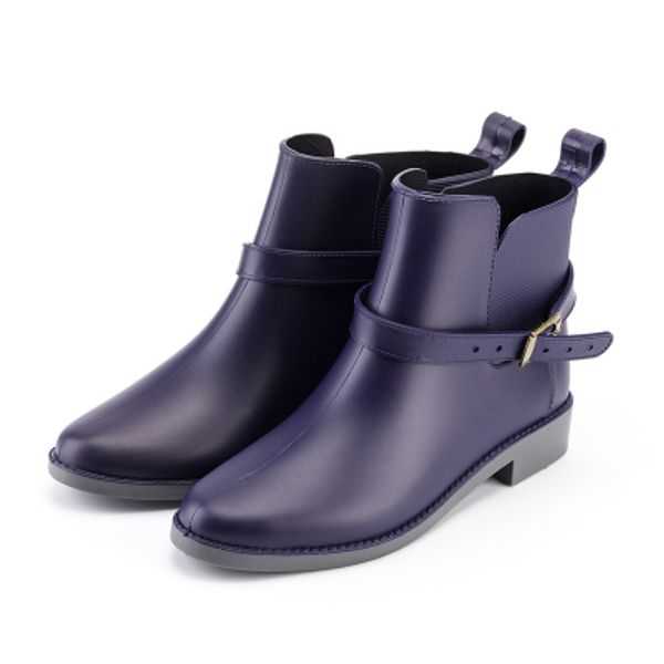 women's leather boots fashion short rain shoes outdoor non-slip waterproof belt buckle casual personality comfortable, Black
women's leather boots fashion short rain shoes outdoor non-slip waterproof belt buckle casual personality comfortable, Black