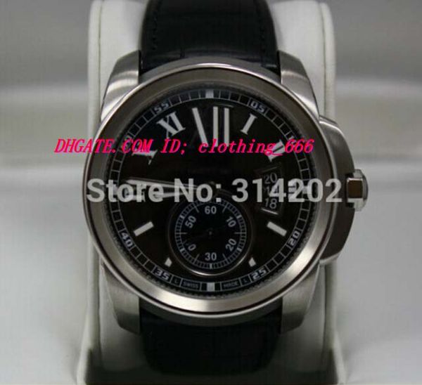 luxury watches men luxury wristwatch black leather bracelet stainless steel automatic black dial watch men's watch, Slivery;brown
luxury watches men luxury wristwatch black leather bracelet stainless steel automatic black dial watch men's watch, Slivery;brown