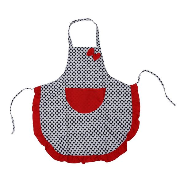 bow lace apron kitchen antifouling oil-proof apron white black spots
bow lace apron kitchen antifouling oil-proof apron white black spots