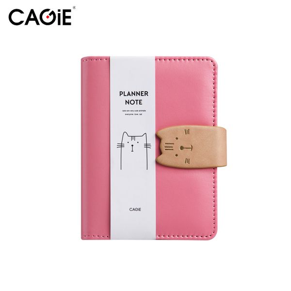 cagie a7 notebook kawaii cat mini leather planner notepad pockets notebooks and journals paper spiral pink diary with a pen, Purple;pink
cagie a7 notebook kawaii cat mini leather planner notepad pockets notebooks and journals paper spiral pink diary with a pen, Purple;pink