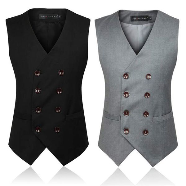 wholesale-2017 new arrival men vest england style solid double breasted suit for gentlemen size s-6xl, Black;white
wholesale-2017 new arrival men vest england style solid double breasted suit for gentlemen size s-6xl, Black;white