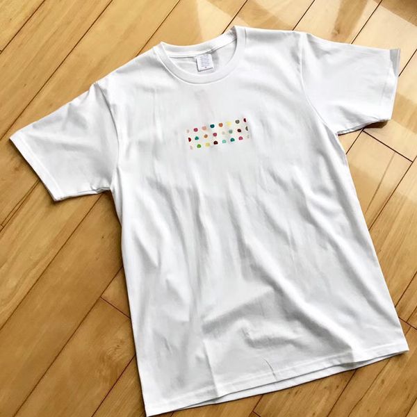 09fw damien hirst box logo candy luxury t-shirt men women fashion short sleeves summer breathable tee street casual simple tee hfymtx065, White;black
09fw damien hirst box logo candy luxury t-shirt men women fashion short sleeves summer breathable tee street casual simple tee hfymtx065, White;black