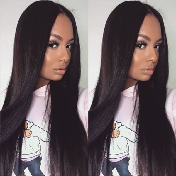 lace front wigs bleached knots unprocessed virgin human hair mongolian natural straight lace wig for women, Black;brown
lace front wigs bleached knots unprocessed virgin human hair mongolian natural straight lace wig for women, Black;brown