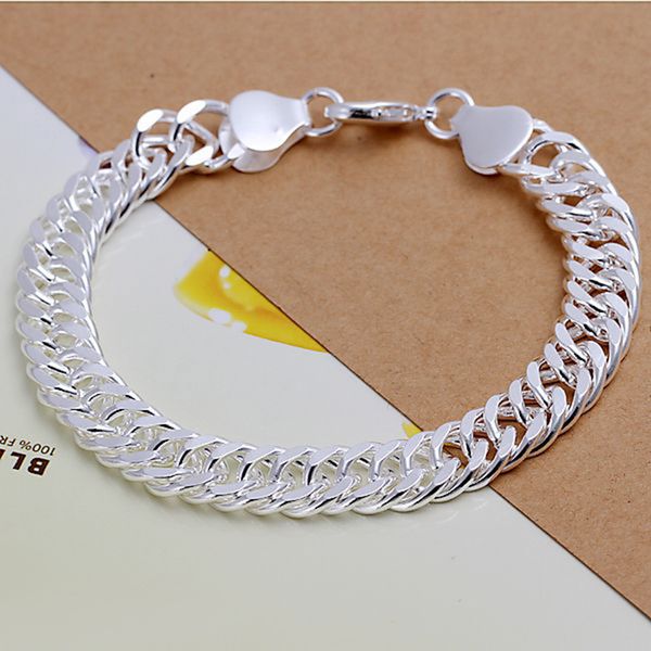 fine 925 sterling silver bracelet,xmas new style 925 silver chain charm bracelet for men fashion jewelry n link italy percing xh102, Black
fine 925 sterling silver bracelet,xmas new style 925 silver chain charm bracelet for men fashion jewelry n link italy percing xh102, Black