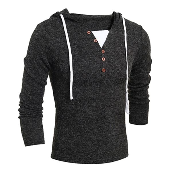 men's casual false-two knitwear long sleeve strap button pullover sweater, White;black
men's casual false-two knitwear long sleeve strap button pullover sweater, White;black