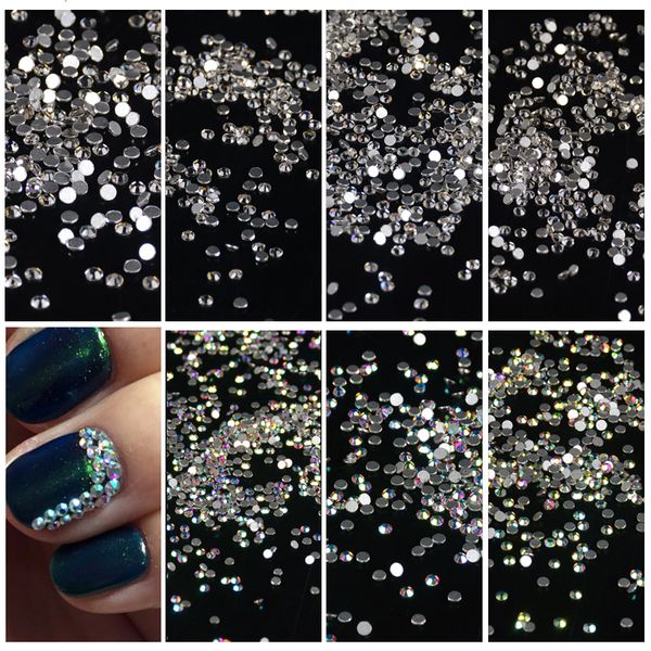 1440pcs mix 8 size glass crystal ab rhinestones flat back round nail art stones non ix clear strass crystals for diy, Silver;gold
1440pcs mix 8 size glass crystal ab rhinestones flat back round nail art stones non ix clear strass crystals for diy, Silver;gold