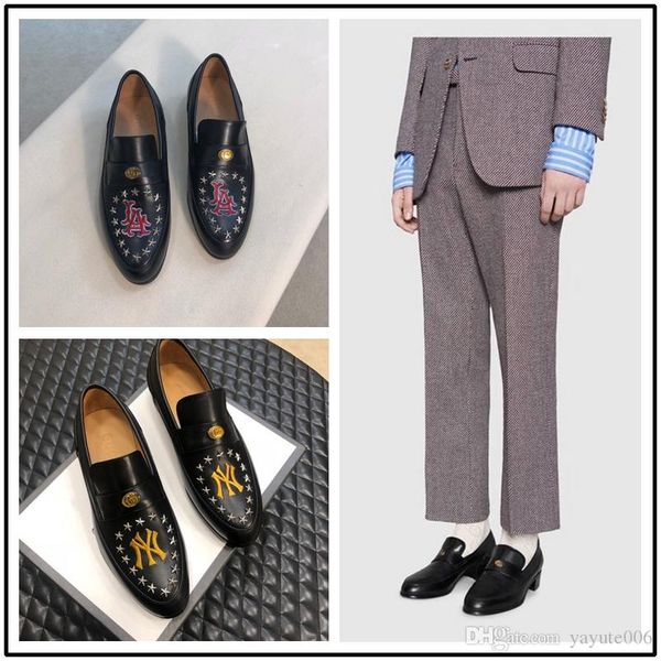 mens designer dress shoes genuine leather metal snap peas wedding shoes classic fashion men's shoes big size loafers size 38-4, Black
mens designer dress shoes genuine leather metal snap peas wedding shoes classic fashion men's shoes big size loafers size 38-4, Black