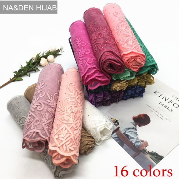 2018 new plain colour both ends of lace women scarf fashion cotton and lace patchwork scarves soft shawl muslim diamond hijabs
2018 new plain colour both ends of lace women scarf fashion cotton and lace patchwork scarves soft shawl muslim diamond hijabs