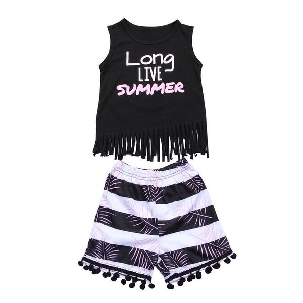 2pcs newborn baby infant girl tassels clothes set summer cute sleeveless kids outfits new outfits clothes y1, White
2pcs newborn baby infant girl tassels clothes set summer cute sleeveless kids outfits new outfits clothes y1, White