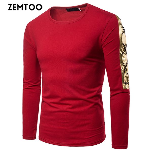 zemtoo men tee shirt 2018 new fashion men's round neck slim solid color long-sleeved t-shirt slim fit t shirt men tees, White;black
zemtoo men tee shirt 2018 new fashion men's round neck slim solid color long-sleeved t-shirt slim fit t shirt men tees, White;black