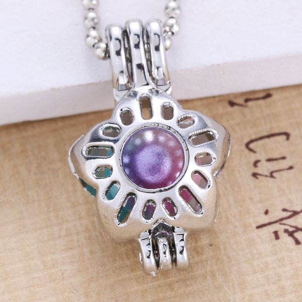 6pcs bright silver stars pearl cage jewelry making bead cage pendant aroma essential oil diffuser locket for oyster pearl, Black
6pcs bright silver stars pearl cage jewelry making bead cage pendant aroma essential oil diffuser locket for oyster pearl, Black