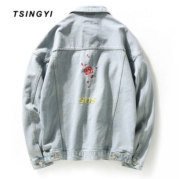 tsingyi white washed embroidery rose women men denim jacket turn-down collar long sleeve streetwear men bomber jeans jackets, Black;brown
tsingyi white washed embroidery rose women men denim jacket turn-down collar long sleeve streetwear men bomber jeans jackets, Black;brown